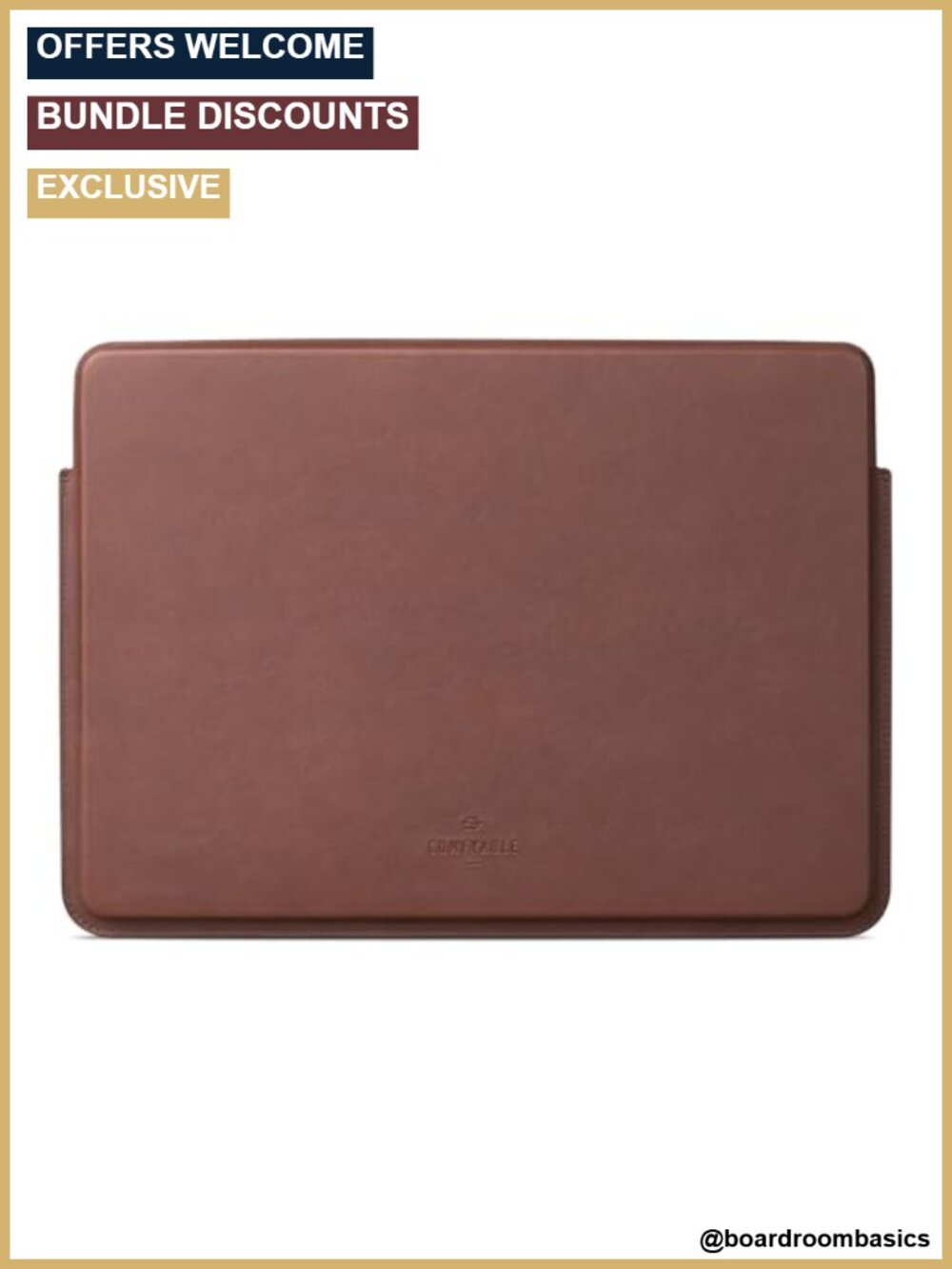 Faux Leather Laptop Sleeve Case Compatible with 13 Inch MacBook Air M5 M4 M3 M2